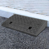 Maxbell Driveway Curb Ramp Wear Resistant Roadside Slope Pad for Auto Motorcycle Rvs Black