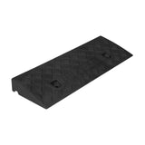 Maxbell Driveway Curb Ramp Wear Resistant Roadside Slope Pad for Auto Motorcycle Rvs Black