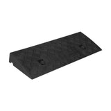 Maxbell Driveway Curb Ramp Wear Resistant Roadside Slope Pad for Auto Motorcycle Rvs Black