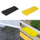 Maxbell Driveway Curb Ramp Wear Resistant Roadside Slope Pad for Auto Motorcycle Rvs Black