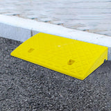Maxbell Driveway Curb Ramp Wear Resistant Roadside Slope Pad for Auto Motorcycle Rvs Yellow