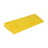 Maxbell Driveway Curb Ramp Wear Resistant Roadside Slope Pad for Auto Motorcycle Rvs Yellow