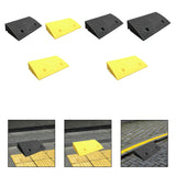 Maxbell Curb Ramp AntiSlip Easy to Use Climbing Triangle Pad for ATV Mowers Driveway Black 50x27x10cm