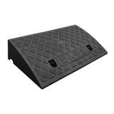 Maxbell Curb Ramp AntiSlip Easy to Use Climbing Triangle Pad for ATV Mowers Driveway Black 50x27x10cm