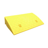 Maxbell Curb Ramp AntiSlip Easy to Use Climbing Triangle Pad for ATV Mowers Driveway Yellow 50x27x10cm
