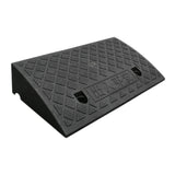 Maxbell Curb Ramp AntiSlip Easy to Use Climbing Triangle Pad for ATV Mowers Driveway Black 50x27x11cm