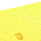 Maxbell Curb Ramp AntiSlip Easy to Use Climbing Triangle Pad for ATV Mowers Driveway Yellow 50x27x12cm