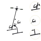 Maxbell Bike Pedal Exerciser for Seniors Elderly Black Hand Arm Leg Exercise Peddler