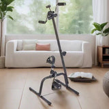 Maxbell Bike Pedal Exerciser for Seniors Elderly Black Hand Arm Leg Exercise Peddler