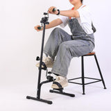 Maxbell Bike Pedal Exerciser for Seniors Elderly Black Hand Arm Leg Exercise Peddler