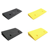 Maxbell Curb Ramp AntiSlip Easy to Use Roadside Slope Pad for Trailers Driveway Cars Black 50cmx22cmx5cm