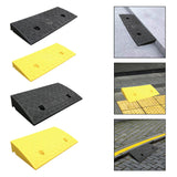 Maxbell Curb Ramp AntiSlip Easy to Use Roadside Slope Pad for Trailers Driveway Cars Black 50cmx22cmx5cm