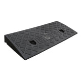 Maxbell Curb Ramp AntiSlip Easy to Use Roadside Slope Pad for Trailers Driveway Cars Black 50cmx22cmx5cm