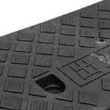 Maxbell Curb Ramp AntiSlip Easy to Use Roadside Slope Pad for Trailers Driveway Cars Black 50cmx22cmx5cm