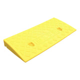 Maxbell Curb Ramp AntiSlip Easy to Use Roadside Slope Pad for Trailers Driveway Cars Yellow 50cmx22cmx5cm