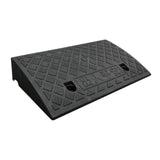 Maxbell Curb Ramp AntiSlip Easy to Use Roadside Slope Pad for Trailers Driveway Cars Black 50cmx27cmx9cm