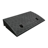 Maxbell Curb Ramp AntiSlip Easy to Use Roadside Slope Pad for Trailers Driveway Cars Black 50cmx27cmx9cm
