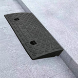 Maxbell Curb Ramp AntiSlip Easy to Use Roadside Slope Pad for Trailers Driveway Cars Black 50cmx27cmx9cm