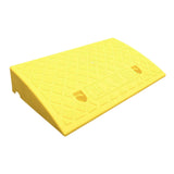Maxbell Curb Ramp AntiSlip Easy to Use Roadside Slope Pad for Trailers Driveway Cars Yellow 50cmx27cmx9cm