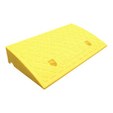 Maxbell Curb Ramp AntiSlip Easy to Use Roadside Slope Pad for Trailers Driveway Cars Yellow 50cmx27cmx9cm