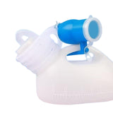 Maxbell Male Urine Bottle Convenient Portable Pee Bottle for Elderly Patient Outdoor with 1.6m Hose White