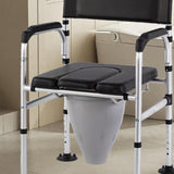 Maxbell PVC Commode Seat Cushion for Bedside Commodes for Patients Bedridden Elderly