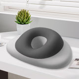 Maxbell Face Down Pillow Ergonomic Salon Massage Pillow for Desk Beauty Salon Gray