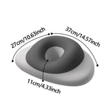 Maxbell Face Down Pillow Ergonomic Salon Massage Pillow for Desk Beauty Salon Gray