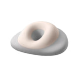 Maxbell Face Down Pillow Ergonomic Salon Massage Pillow for Desk Beauty Salon Gray White