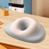 Maxbell Face Down Pillow Ergonomic Salon Massage Pillow for Desk Beauty Salon Gray White