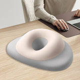 Maxbell Face Down Pillow Ergonomic Salon Massage Pillow for Desk Beauty Salon Gray White