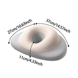 Maxbell Face Down Pillow Ergonomic Salon Massage Pillow for Desk Beauty Salon Gray White