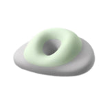 Maxbell Face Down Pillow Ergonomic Salon Massage Pillow for Desk Beauty Salon Gray Green