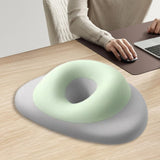 Maxbell Face Down Pillow Ergonomic Salon Massage Pillow for Desk Beauty Salon Gray Green