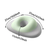 Maxbell Face Down Pillow Ergonomic Salon Massage Pillow for Desk Beauty Salon Gray Green