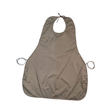 Maxbell Adults Bib Portable Premium for Women Men Easy to Use Elderly Adults Eat Bib Brown