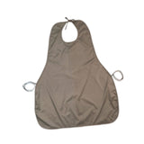 Maxbell Adults Bib Portable Premium for Women Men Easy to Use Elderly Adults Eat Bib Brown