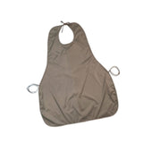 Maxbell Adults Bib Portable Premium for Women Men Easy to Use Elderly Adults Eat Bib Brown