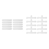 Maxbell 10x Cotton Bra Liners Underwear Sweat Absorber Liners for Women Dance Summer 44cmx8.3cmx0.15cm Rectangular