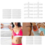 Maxbell 10x Cotton Bra Liners Underwear Sweat Absorber Liners for Women Dance Summer 44cmx8.3cmx0.15cm Rectangular