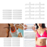 Maxbell 10x Cotton Bra Liners Underwear Sweat Absorber Liners for Women Dance Summer 44cmx8.3cmx0.15cm Rectangular