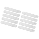 Maxbell 10x Cotton Bra Liners Underwear Sweat Absorber Liners for Women Dance Summer 44cmx8.3cmx0.15cm Rectangular