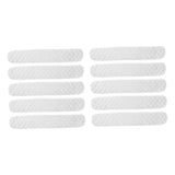 Maxbell 10x Cotton Bra Liners Underwear Sweat Absorber Liners for Women Dance Summer 44cmx8.3cmx0.15cm Rectangular