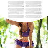 Maxbell 10x Cotton Bra Liners Underwear Sweat Absorber Liners for Women Dance Summer 44cmx8.3cmx0.15cm Rectangular