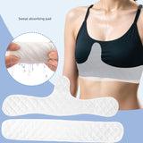 Maxbell 10x Cotton Bra Liners Underwear Sweat Absorber Liners for Women Dance Summer 44cmx15cmx7.5cm Convex