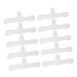 Maxbell 10x Cotton Bra Liners Underwear Sweat Absorber Liners for Women Dance Summer 44cmx15cmx7.5cm Convex