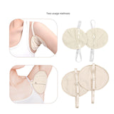 Maxbell 2x Underarm Pad Non Visible Comfortable with Shoulder Strap Armpit Sweat Pad Skin