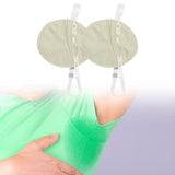 Maxbell 2x Underarm Pad Non Visible Comfortable with Shoulder Strap Armpit Sweat Pad Khaki