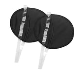 Maxbell 2x Underarm Pad Non Visible Comfortable with Shoulder Strap Armpit Sweat Pad Black