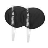 Maxbell 2x Underarm Pad Non Visible Comfortable with Shoulder Strap Armpit Sweat Pad Black